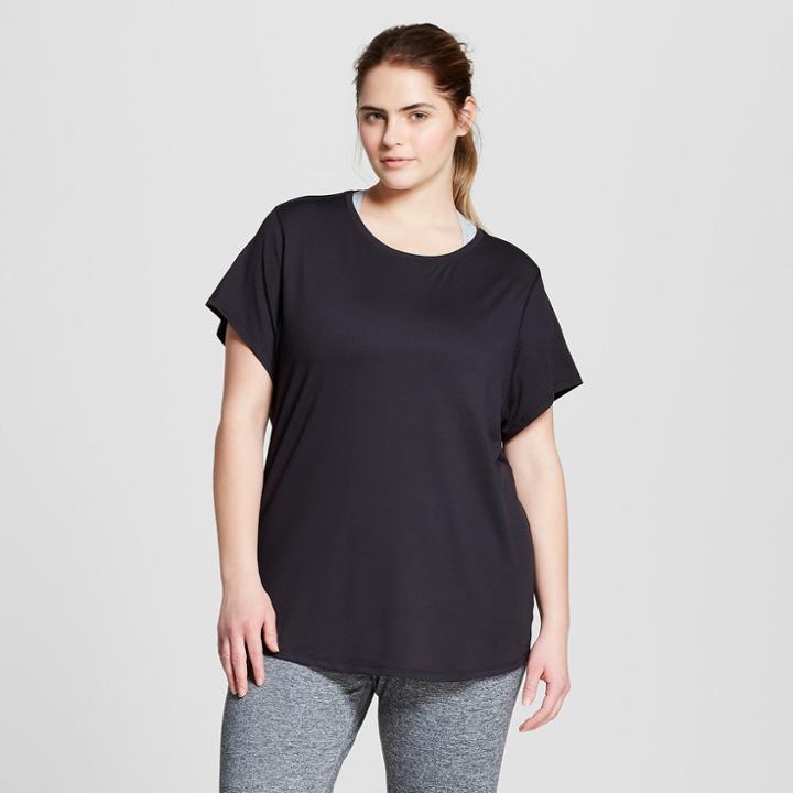 Women's Plus-size Soft Tech T-shirt - C9 Champion Black
