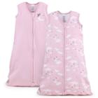 The Peanutshell Sleep Bag Swaddle Wrap Pink Moon/celestial -