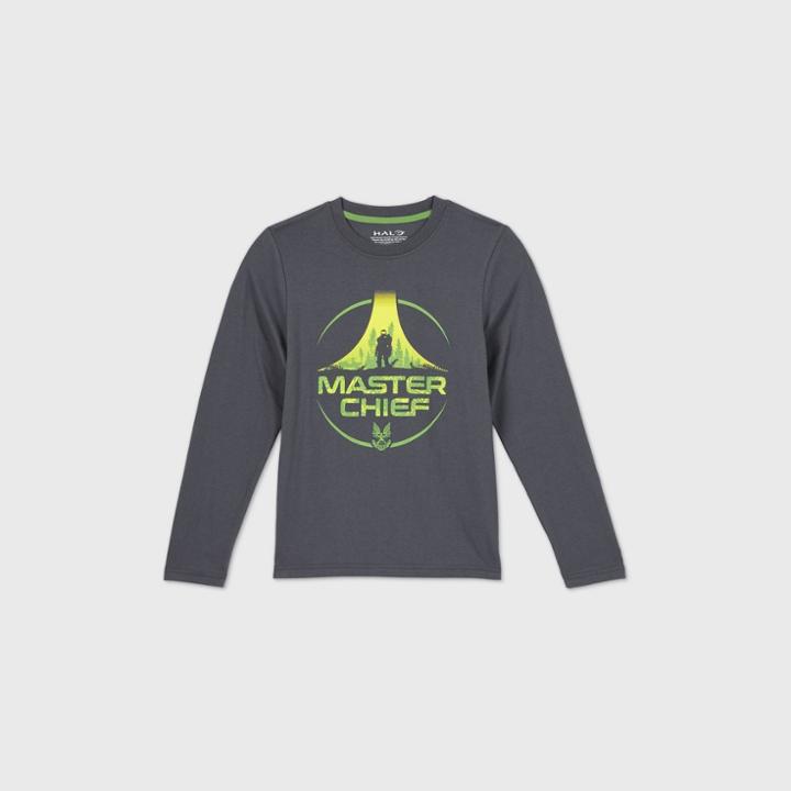 Boys' Halo 'master Chief' Graphic T-shirt - Gray