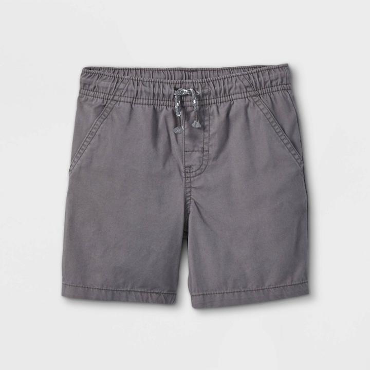 Toddler Boys' Woven Pull-on Shorts - Cat & Jack Gray