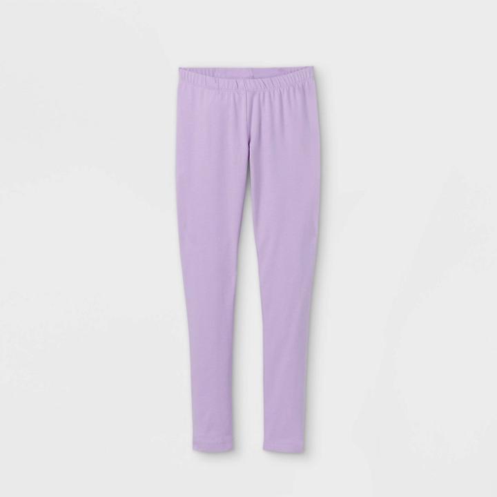 Girls' Leggings - Cat & Jack Violet Xs