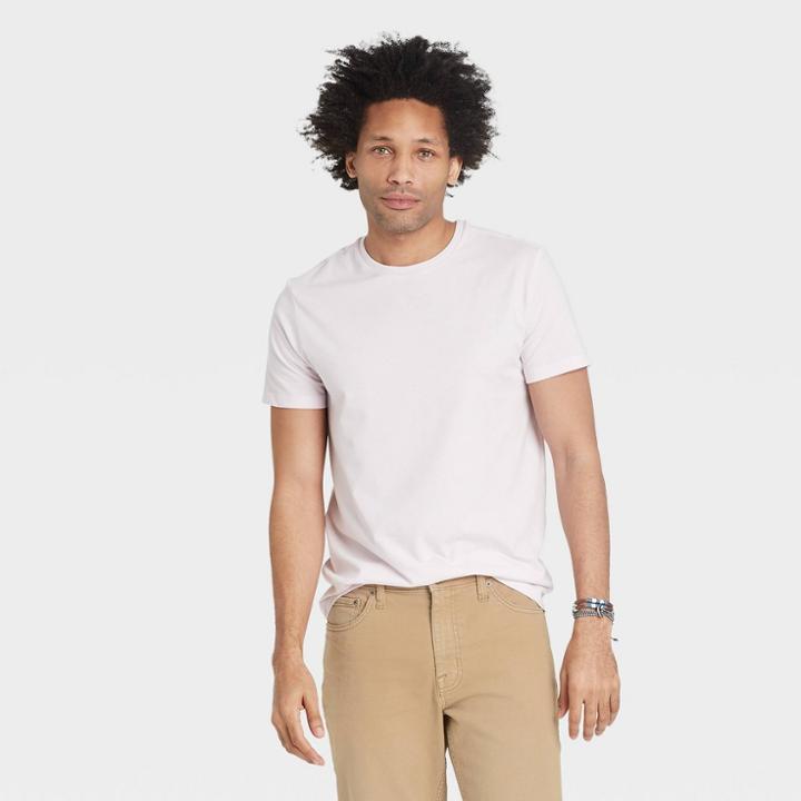 Men's Standard Fit Lyndale Crew Neck Short Sleeve Crew Neck T-shirt - Goodfellow & Co