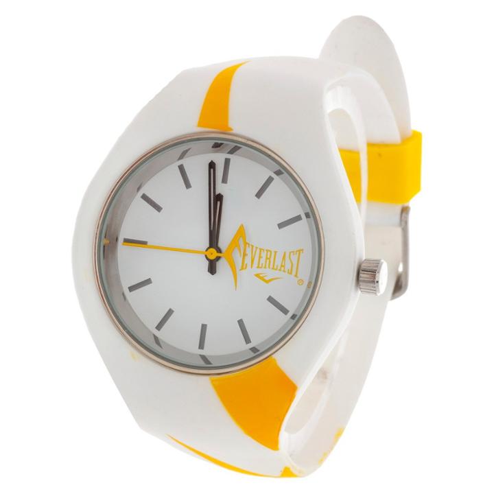 Everlast Soft Touch Rubber Strap And Case Watch - Yellow