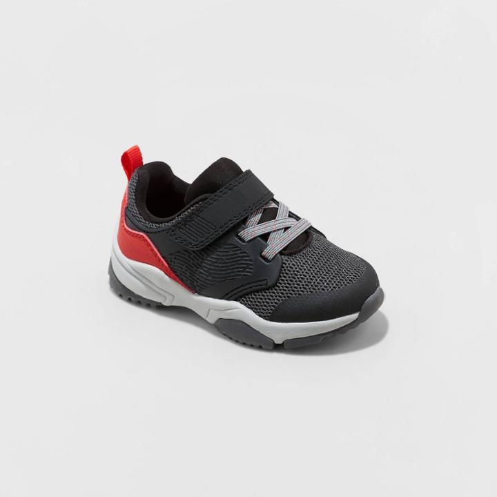 Toddler Ari Mesh Apparel Sneakers - Cat & Jack Black