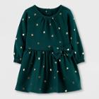 Toddler Girls' Emerald Long Sleeve Dress - Just One You Made By Carter's Green