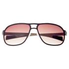 Breed Men's Concorde Polarized Sunglasses With Titanium Frame And Carbon Fiber Arms - Brown/brown