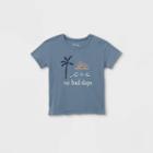 Toddler Boys' 'no Bad Days' Short Sleeve T-shirt - Art Class Blue