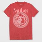 Men's Short Sleeve Disney Mulan T-shirt - Ripe Red Heather