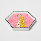Hexagon Jewelry Storage Tray Leopard - Opalhouse , Adult Unisex, Size: Small, White Pink