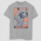 Boys' Marvel Pop Rocket Short Sleeve T-shirt - Athletic Heather