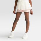 Plus Size Girls' Denim Shorts With Crochet - Cat & Jack Pink