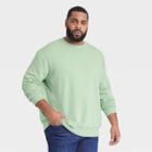 Men's Tall Standard Fit Crewneck Pullover Sweatshirt - Goodfellow & Co Green