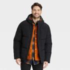 Men's Midweight Puffer Jacket - Goodfellow & Co Black