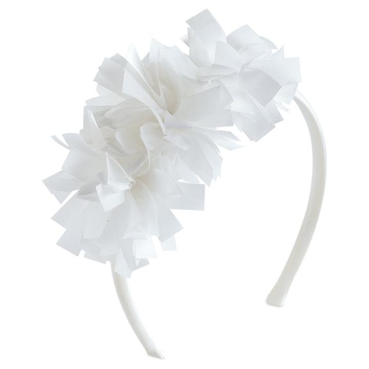 Girls' Pom Pom Headband Cat & Jack - White