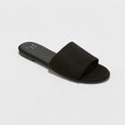 Women's Jozie Slide Sandal - A New Day Black