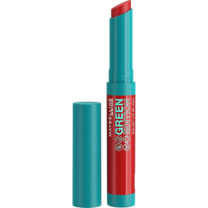 Maybelline Green Edition Balmy Lip Blush, Formulated With Mango Oil - 002 Bonfire
