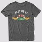 Men's Friends Central Perk Short Sleeve Graphic T-shirt - Charcoal Heather