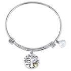 Target Stainless Steel Family Expandable Bangle - Silver/gold