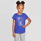 Petitetoddler Girls' Short Sleeve 'shine Bright' Graphic T-shirt - Cat & Jack Blue 2t, Girl's, Purple