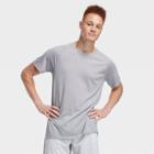 Men's Short Sleeve Run T-shirt - All In Motion Light Gray S, Men's,