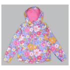 Girls' Floral Windbreaker Jacket - Cat & Jack Pink