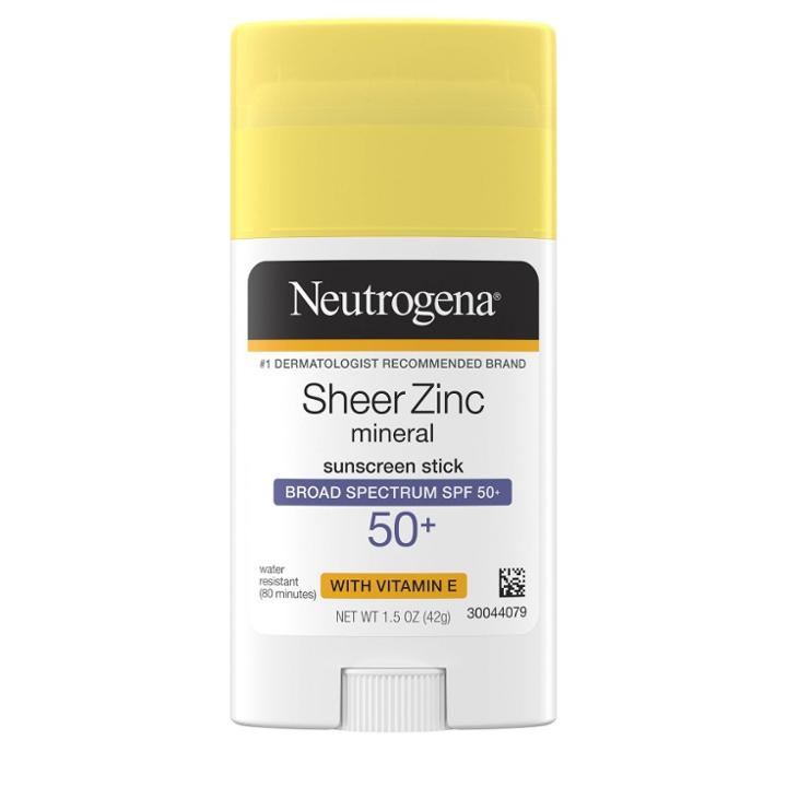 Neutrogena Sheer Zinc Vitamin E Sunscreen Stick - Spf