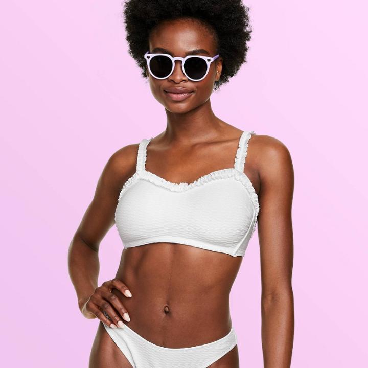 Women's Sweetheart Bikini Top - Stoney Clover Lane X Target White D/dd Cup