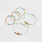 Girls' 5pk Floral Bff Bracelet Set - Cat & Jack , One Color
