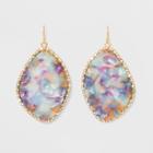 Sugarfix By Baublebar Resin Drop Earrings - Purple, Girl's, Pale Purple