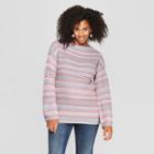 Maternity Striped Pullover - Isabel Maternity By Ingrid & Isabel Pink