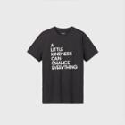 Men's Short Sleeve 'a Little Kindness' Graphic T-shirt - Cat & Jack Dark Gray
