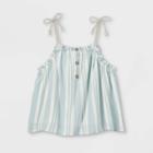 Girls' Button-front Babydoll Tank Top - Art Class