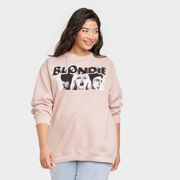 Merch Traffic Women's Plus Size Blondie Graphic Sweatshirt - Lilac Purple