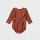 Grayson Collective Baby Girls' Gauze Bubble Dress - Red Newborn