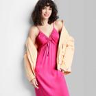 Women's Tie Back Slip Dress - Wild Fable Berry Pink