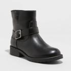 Girls' Alessandra Ankle Moto Boots - Cat & Jack Black
