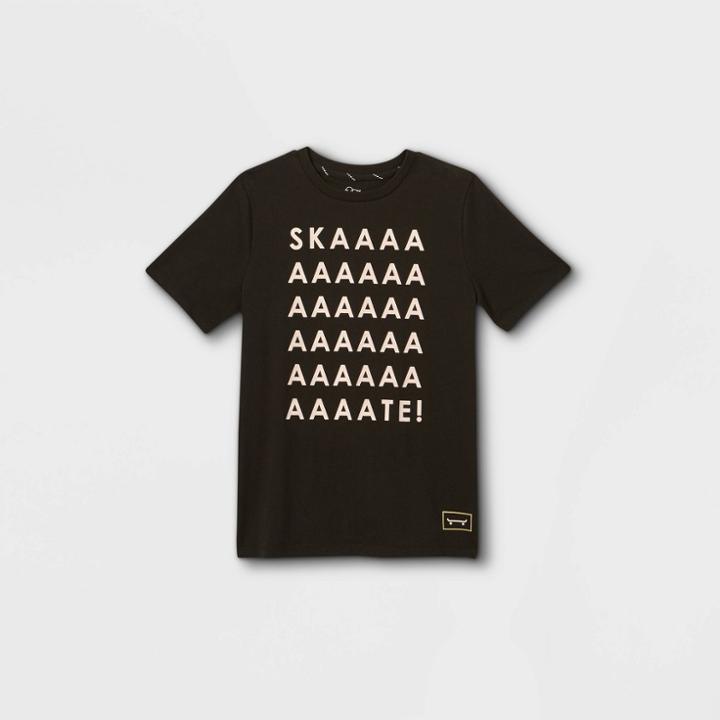 Boys' Skate Graphic Short Sleeve T-shirt - Art Class Black