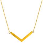 Target Elya Chevron Chain Necklace - Gold