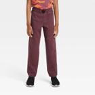 Boys' Pull-on Utility Pants - Cat & Jack Burgundy