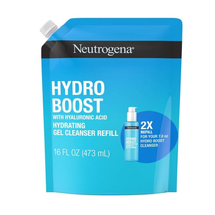 Neutrogena Hydro Boost Hydrating Cleansing Gel Refill Pouch