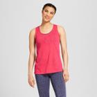 Women's Burnout Tie-back Tank Top - C9 Champion Razzle Pink
