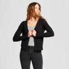 Women's Any Day V-neck Cardigan Sweater - A New Day Black