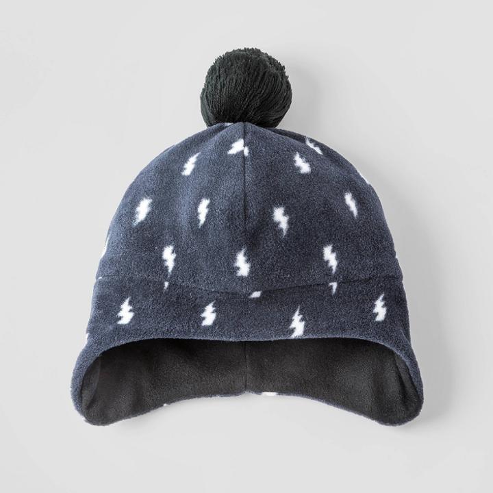 Boys' Fleece Hat - Cat & Jack Dark Gray