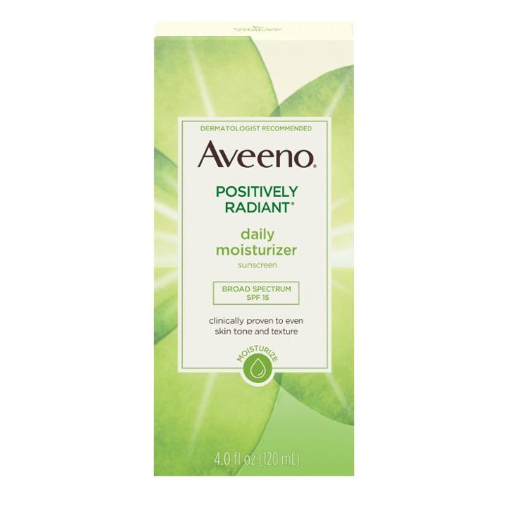 Target Aveeno Positively Radiant Daily Face Soy Moisturizer - Spf