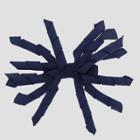 Girls' Bow With Curly Ribbon Grosgrain Clip - Cat & Jack Navy (blue)