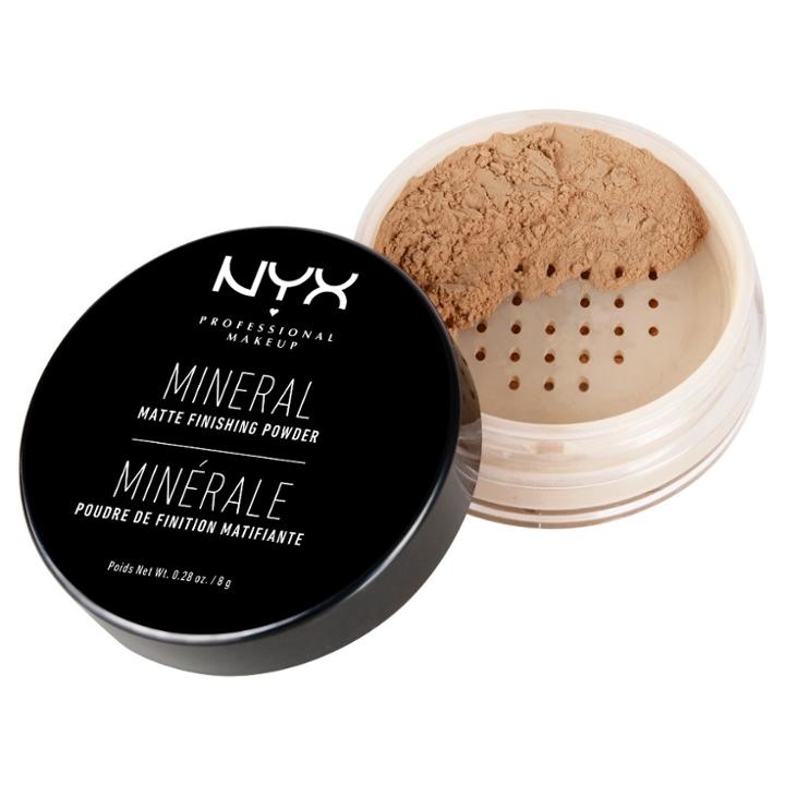 Nyx Professional Makeup Mineral Matte Finishing Powder Medium Dark - 0.22oz,