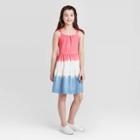 Girls' Dip Dye Dress - Cat & Jack Pink/blue