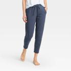 Women's French Terry Joggers 27 - All In Motion Navy Heather Xs, Women's, Blue Grey