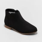Girls' Opal Zipper Slip-on Chelsea Boots - Cat & Jack Black