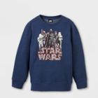 Boys' Star Wars Crew Neck Pullover Sweatshirt - Blue